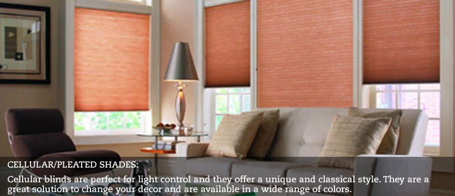Shades Cellulars/pleated